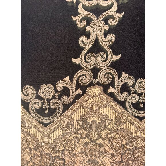 Escada Margaretha Ley Black faux Lace look Button-Up Blazer Jacket - Picture 8 of 11